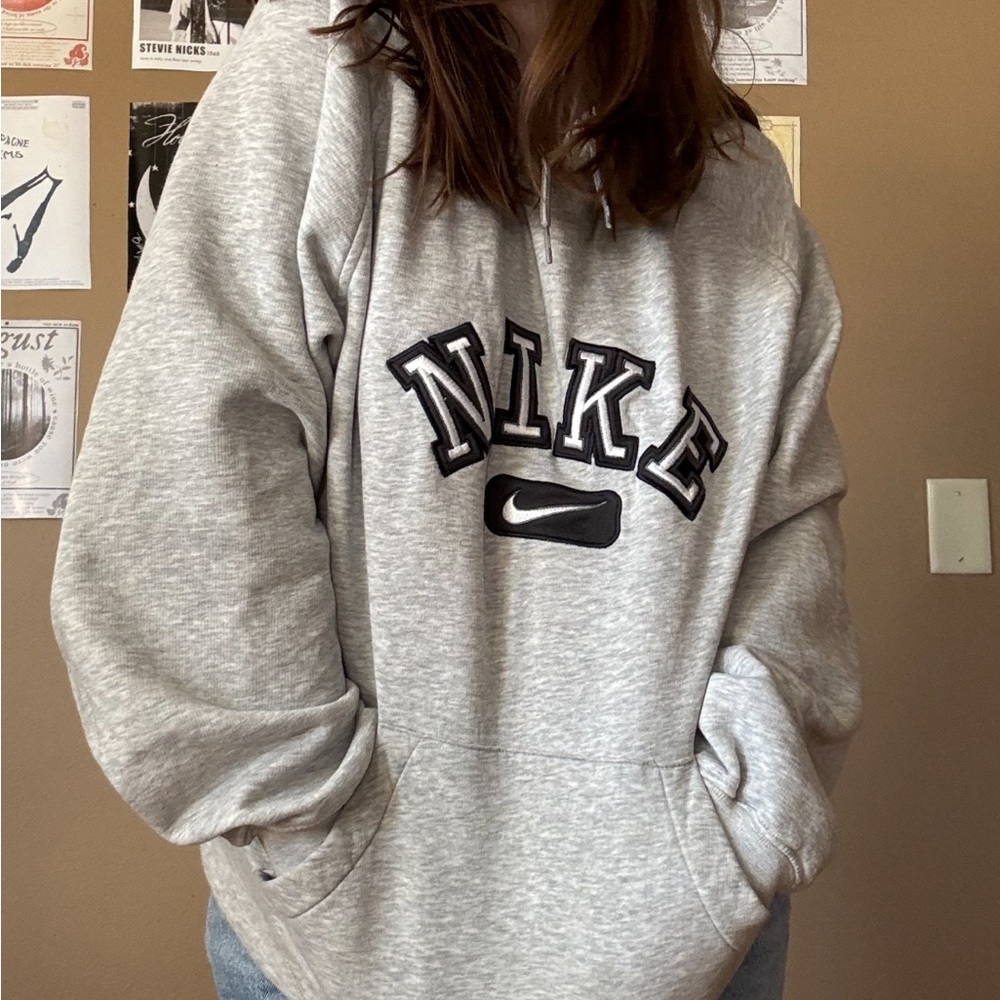 Nike Gray Sweatshirt Hoodie